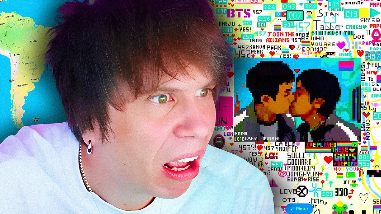 El Rubius Visita Diferentes Países en WPLACE | El Nuevo Reddit Place Global