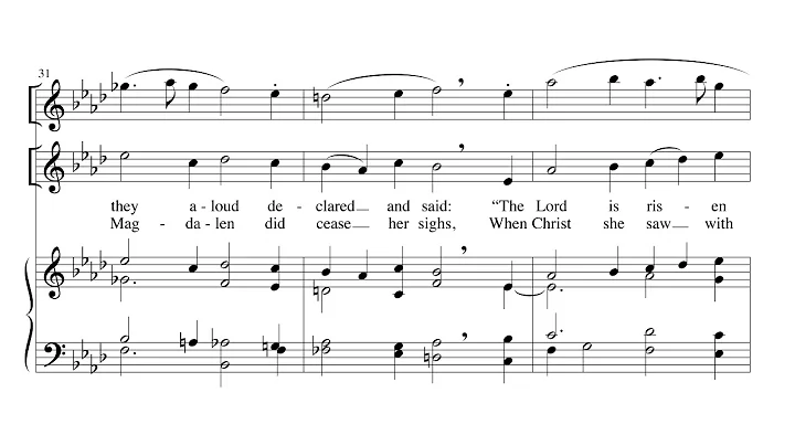 Easter Carol | Arr. Richard Proulx