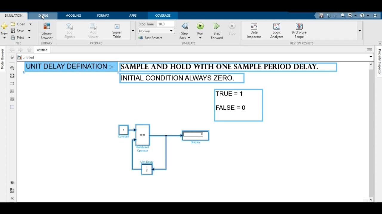 UNIT DELAY IN SIMULINK. YouTube