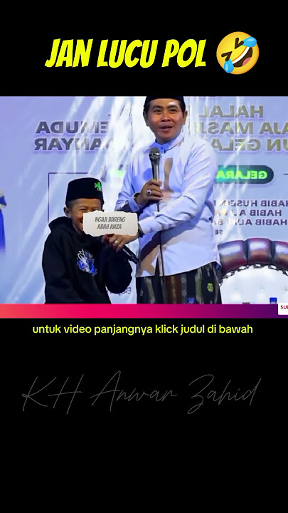 Kh Anwar Zahid's latest is the funniest #sholawatan #kyaianwarzahid #funny sermon