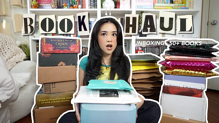 HUGE BOOK HAUL UNBOXING 📚📦 (40+ books) thumbnail