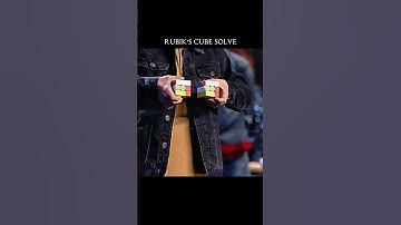 Rubik’s Cube Solving Trick | Kids Got Talent #rubikscube #viral #gottalent #shorts