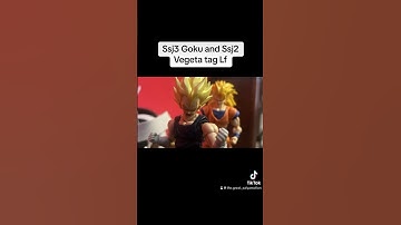 Legends Limited tag Ssj 3 Goku and Ssj2 Vegeta Legendary finish#dblegends #stopmotion #goku #Vegeta