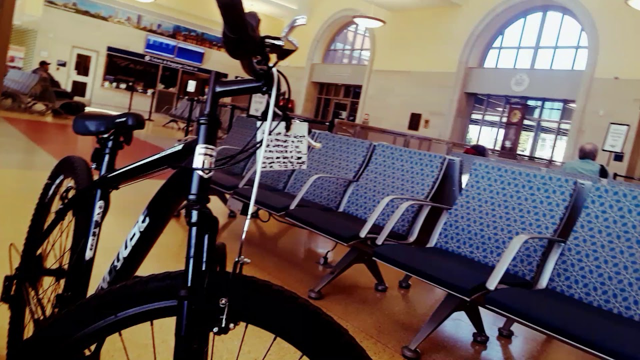 Inside the Rochester Amtrak Train Station at 320 Central Avenue in Rochester, New York