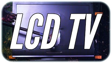 Sledgehammer vs LCD in Slow Motion! - SLEDGE