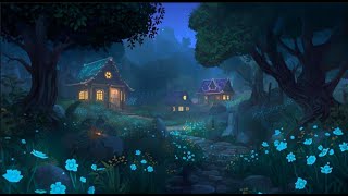 🌙 Enchanted Night Village – Cozy Cottages, Soft Lights & Night Ambience ✨🏡 screenshot 2