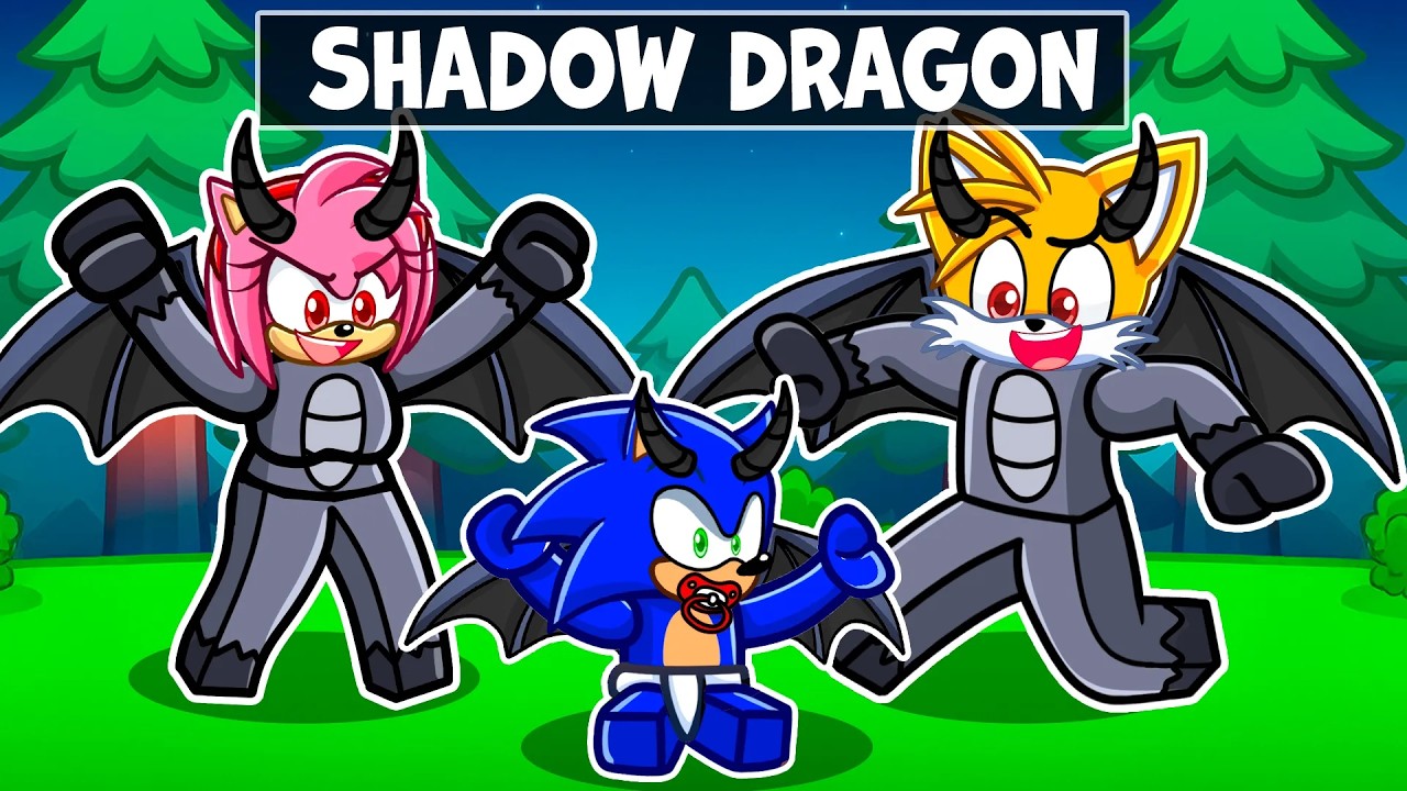 Adopted By the SHADOW DRAGON FAMILY in Roblox!