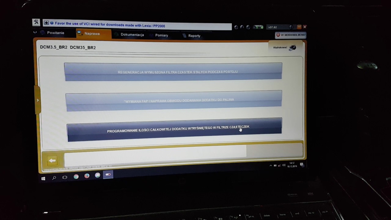 Peugeot 508 diagbox FAP