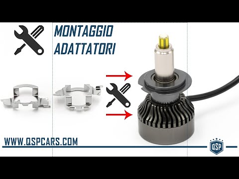 Come Montare Adattatori H7 su Kit Led QSPCARS | Tutorial Posizionamento Portalampade QualitySpCars