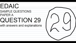 EDAIC Paper A Question Q 29