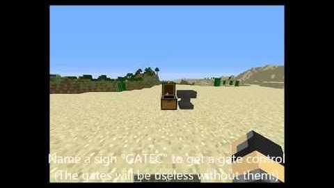 Gates V3.1 In one command | Minecraft command block creations |