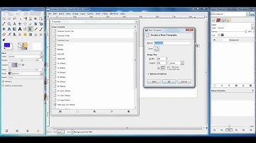 How to Edit a Template in Gimp