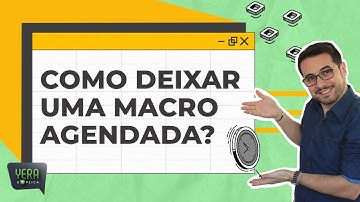 Como agendar uma macro?