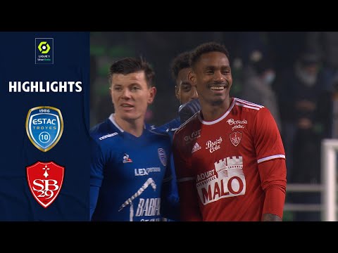 ESTAC TROYES - STADE BRESTOIS 29 (1 - 1) - Highlights - (ESTAC - SB29) / 2021-2022