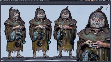 Monk. Zbrush speedsculpt. Full process.
