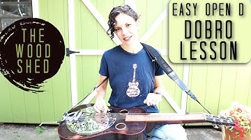 Easy Open D Tuning Song on Dobro "Too Soon"