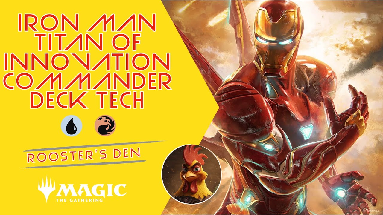 iron man mtg commander deck Iron Man, Titan of Innovation Custom Deck main image 1