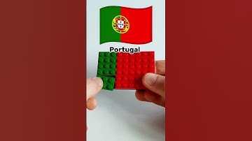 Lego Portugal flag #lego