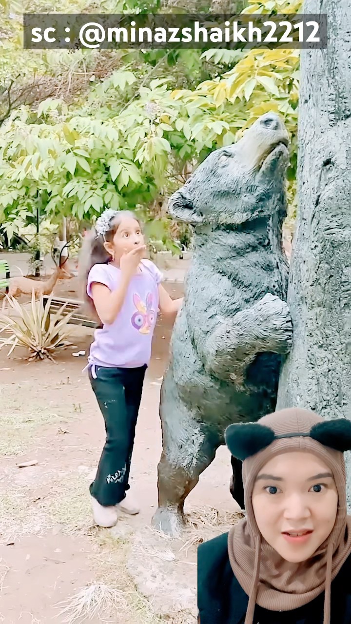 adek sayang beruang‼️