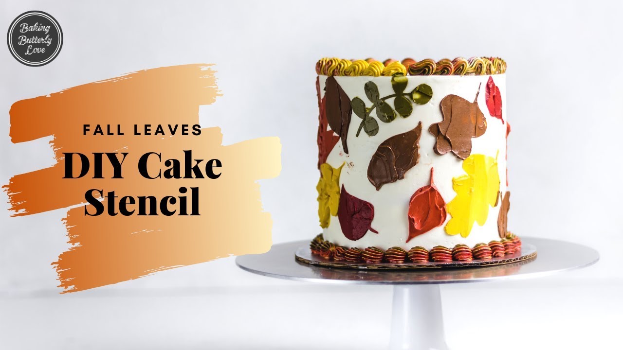 diy cake stencil youtube
