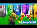 Using *ONLY* VENDING MACHINES To WIN Fortnite: Battle Royale! (Challenge)