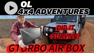 GTURBO AIR BOX REVIEW ⢠DUSTING ⢠TOYOTA LANDCRUISER 70 series