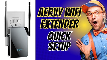AERVY WiFi Extender Setup - Quick Installation
