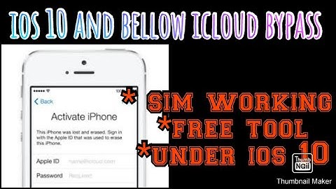 all iphone under ios 10 icloud bypass full unthethered bypass with full function call etc