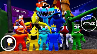 Playing As Orange,Yellow,Cyan,Blue,Red,Green In ONE GAME In Rainbow Friends Chapter 2 Full Gameplay