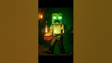 He Turned Into a Creeper? | Minecraft Short #minecraft #minecraftanimation #minecraftshorts