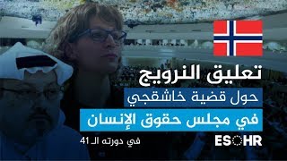 النرويج: تؤكد في مجلس حقوق الإنسان في دورته #HRC41 على أهمية دور الأمم المتحدة في مقتل خاشقجي