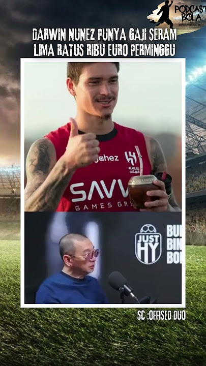 DARWIN NUNEZ PUNYA GAJI SERAM LIMA RATUS RIBU EURO PERMINGGU DI AL HILAL #darwinnunez #gaji #bola
