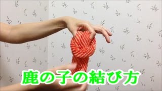 鹿の子の結び方/辻が花