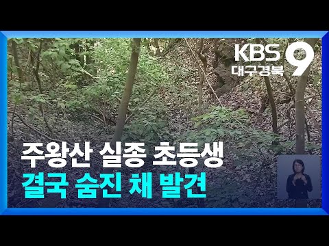 <strong>주왕산</strong> 실종 초등생 숨진 채 발견…험준한 지형 “주민들도 위험” / KBS  2026.05.12.