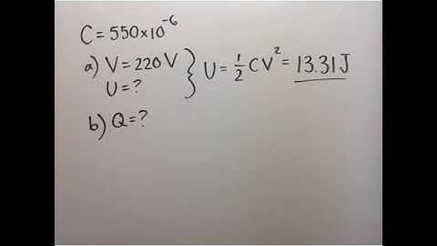 Physics - Unit 9 - capacitors practice with video quiz