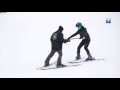 Как научиться кататься на горных лыжах. Видеоурок от инструктора базы YES