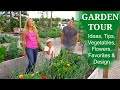 The Garden Tour | Garden Tips, Layout, Ideas & Favorites | Detailed Tour of Our Edible Raised Beds