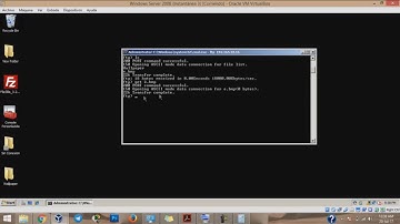 ACCEDER Y ADMINISTRAR DOCUMENTOS EN EL SERVIDOR FTP Linea de comando Windows Server 2008