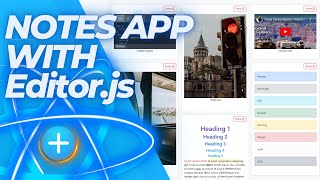 Build a Notes App with Editor.js and ReactJS - #2 - Editor Configuration screenshot 4