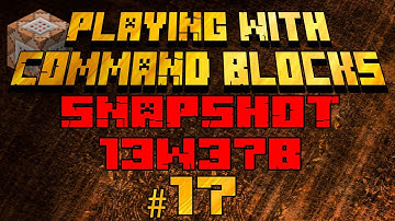 Playing With Command Blocks: Custom Spawners (Snapshot 13w37b+)