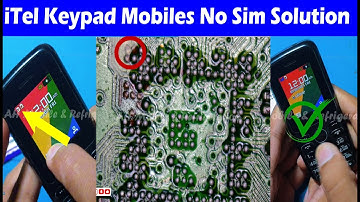 All iTel Mobiles (No Sim) insert Sim Card Solution | iTel it2163 Sim Problem