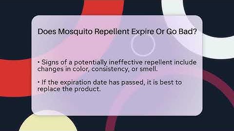 Does Mosquito Repellent Expire Or Go Bad? - Exploring Campgrounds