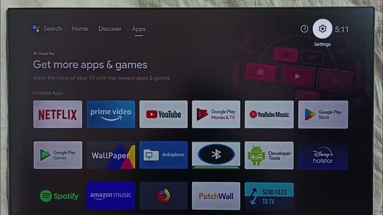 Xiaomi Mi PatchWall OS How to Find Version of PatchWall OS YouTube