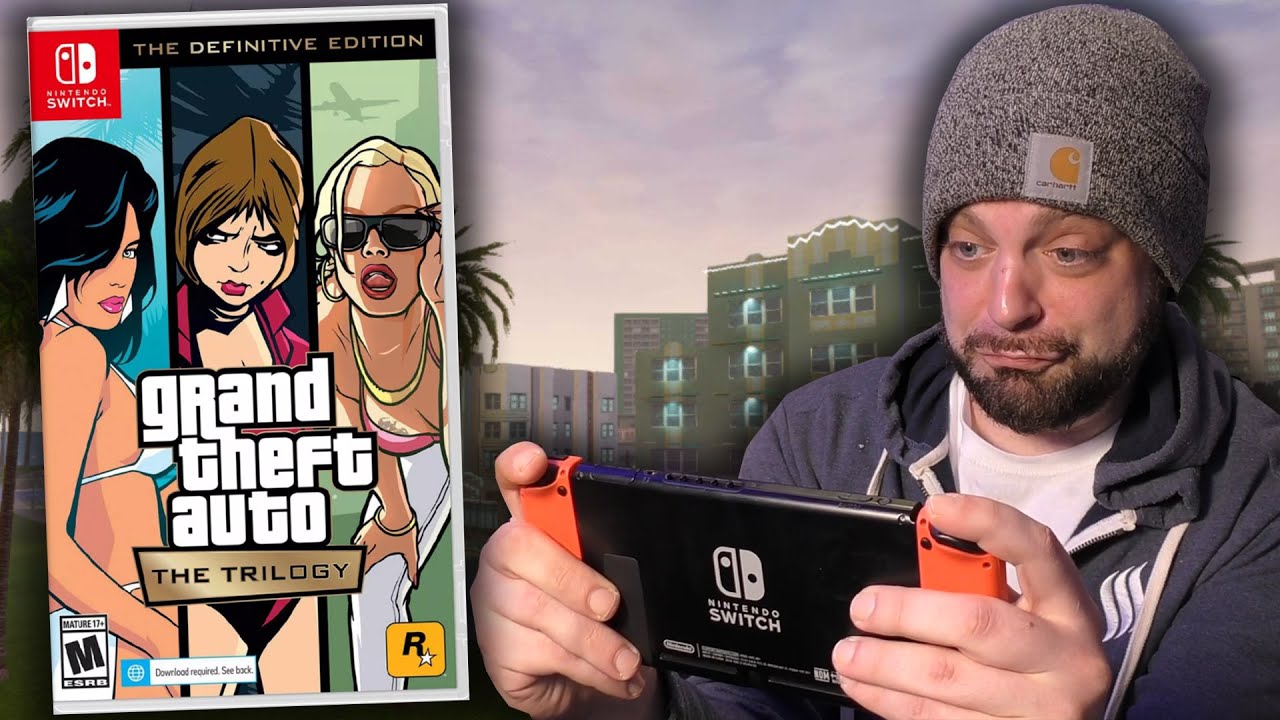 VINTE MINUTOS de GTA San Andreas Defitinive Edition rodando no Nintendo  Switch 