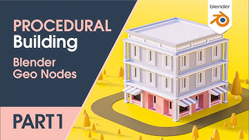 Blender3D - Creating a procedural Building with Blender 2.93 Geometry Nodes (TUTORIAL)