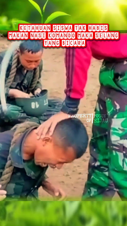 kerasnya pendidikan militer #komando #abdinegara #tniad #kostrad #indonesianarmy #tentara