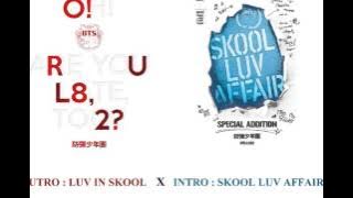방탄소년단 BTS - Skool Luv Affair Mix (Outro : Luv in Skool X Intro : Skool Luv Affair)