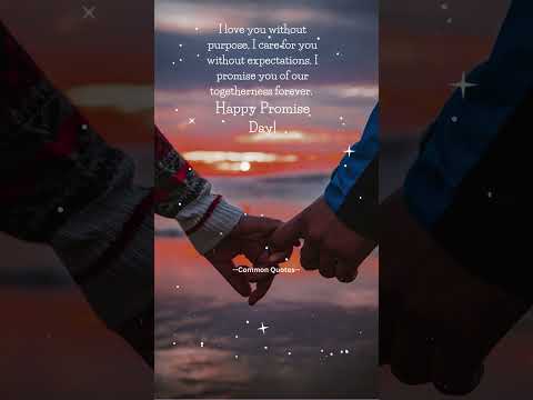 Promise day quotes and Status- Whatsapp status | Common Quotes