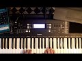 Yamaha psre373 create sound  interstellar  main theme