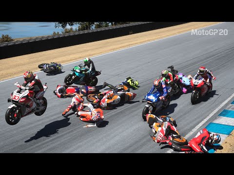 MotoGP 20 Big Crashes #4